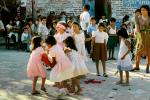 Girls, Blindfold, Pi–ata, Pinata, Elementary School, Yelapa, Mexico