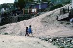Kids Walking, Dirt Road, Colonia Flores Magone, unpaved