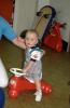 Toddler, tricycle