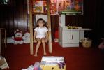 Girl in her Playroom, ladder, stove, teddy bears, PLGV04P04_02