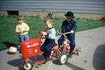 Murray Trac Peddle Car, Tricycle, Boys, Girl, 1950s