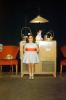 Girl, Chair, Television Console, Dress, Carpet, 1950s, PLPV01P06_10
