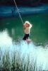 Girl Swings on a Rope, pond, PLPV02P15_19.0697
