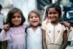Trio, Giggling, Girls, Mumbai, India