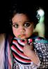Face, Girl, Female, Pensive, Hands, Finger, Wharda, Maharashtra, PLPV03P11_06.0750