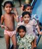 Smiling Girl and friends, Slide, Khroorow Baug, Mumbai, PLPV03P13_10B