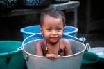 Boy, Pail, Bucket, Washing, Bath, Mumbai, India, PLPV03P14_11