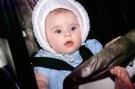 Baby, Bonnet, Car Seat, Toddler, 1960s