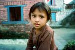 Girl, Himalayan Foothills, Nepal, Araniko Highway, Himalayas, Kodari, PLPV08P05_06