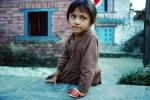 Girl, Himalayan Foothills, Nepal, Araniko Highway, Himalayas, Kodari, PLPV08P05_07