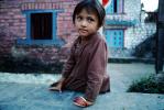 Girl, Himalayan Foothills, Nepal, Araniko Highway, Himalayas, Kodari, PLPV08P05_08
