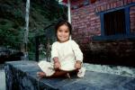 Smiling Girl, Himalayan Foothills, Nepal, Araniko Highway, Himalayas, Kodari, PLPV08P05_12