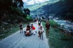 Boys, Himalayan Foothills, Nepal, Araniko Highway, Himalayas, Kodari, PLPV08P05_14