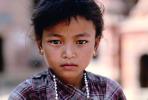 Girl, Necklace, Himalayan Foothills, Nepal, PLPV08P06_12.0750