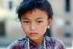 Girl, Necklace, Himalayan Foothills, Nepal, PLPV08P06_13