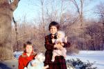 Girls, Dolls, Coats, Cold, Winter, February 1964, 1960s, PLPV08P09_11