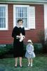 Cute, Girl, Boy, Brother, Sister, Siblings, Mother, Frontyard, Springtime, smiles, laughter, Easter, May 1960, 1960s