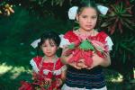 Poinsettia, Girls, Costume, San Salvador, El Salvador, PLPV08P12_09.0848