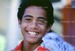 Boy, Male, Masculine, Face, Smiles, Papeete, Tahiti, PLPV08P15_02