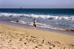 Boy, Beach, Sand, Waves, PLPV13P10_05