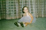 Ballerina, Girl, Toddler, Curtain, 1950s, PLPV13P12_07