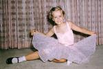 1950s, Ballerina, Girl, socks