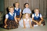 Girl, Boy, Group, Family, 1950s, PLPV13P13_09