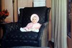 Baby, Bonnet, Toddler, Hat, Seat, Chair, May 1954, 1950s, PLPV13P14_04
