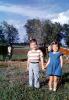 Brother, Sister, Siblings, Girl, Boy, Cow, 1960s, PLPV13P15_13