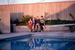 backyard, pool, diving board, sun, reflection, Girl, Boy, 1960s, PLPV14P14_16