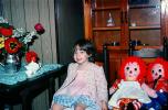 Smiling girl, Raggedy Ann, Doll, Andrea and Dolls, 1979, 1970s, PLPV16P06_10