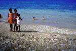 Girls on the Beach, Friends, Water, May 1966, 1960s, Cayman Islands, PLPV16P07_15