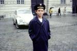 Boy, Volkswagen, Vienna, 1950s