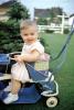 Toddler, Girl, stroller, 1950s