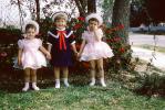 Easter Girls, Bonnet, Hat, Sailor, Dress, smiles, smiling, 1950s, PLPV16P14_04
