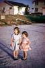 Girls, Sisters, Beach, smiles, smiling, Akron Ohio, 1950s, PLPV16P15_09