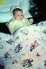 Baby Girl, snuggly, infant, bed, pillow, bulky, 1950s, PLPV17P07_03