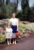 Daughter, Purse, Garden, Outside, Dressy, 1950s