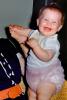 Cute Adorable Baby Girl, laughing, 1950s, PMCV04P02_12B