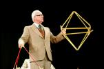 Tetrahedron, Octohedron, polyhedra, "Conversations with Buckminster Fuller" event, New York City, POFV01P08_02