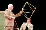 Tetrahedron, Octohedron, polyhedra, "Conversations with Buckminster Fuller" event, New York City, POFV01P08_03