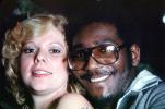White Woman, Black Man, smiles, glasses, face, PORV02P10_13