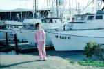 Millie Goich, woman, female, docks, boats, PORV04P03_15