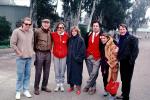 Carrie Fisher and Gang at Stanford Stadium, Super Bowl XIX, 1985