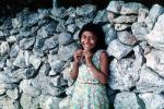 Girl, Face, Smiles, Yucatan Peninsula, Mexico, PORV05P12_18