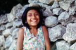 Girl, Face, Smiles, Yucatan Peninsula, Mexico, PORV05P12_19
