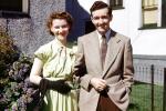 Woman, Man, Couple, Suit and Tie, jacket, smiles, 1940s, PORV06P05_10