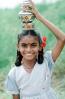 Woman, Girl, Smiles, Sari, Gujarat, PORV07P14_02