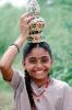 Woman, Girl, Smiles, Sari, Gujarat, PORV07P14_03