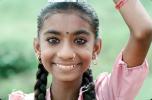 Woman, Girl, Smiles, Teeth, Eyes, Joy, Gujarat, Face, PORV07P14_06